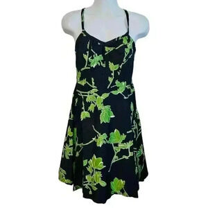 Vintage Murray Meisner Floral Leaf Sundress Women's Size 10